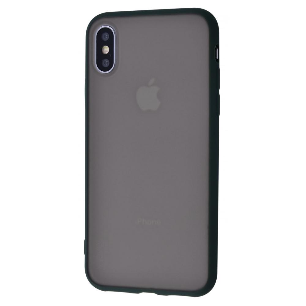 Чохол X-Level Beetle Series PC/TPU для iPhone X/XS Black