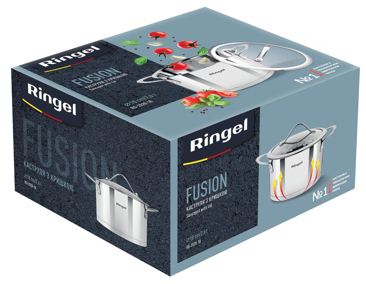 Кастрюля Ringel Fusion 18 см 2,6 л (RG 2020-18) - фото 4