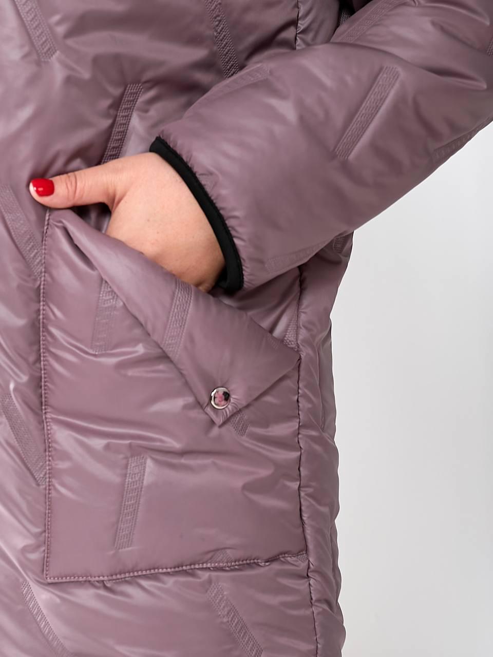 Куртка жіноча на блискавці весна/осінь р. 64-66 Какао (1397) - фото 2 Куртка жіноча на блискавці весна/осінь р. 64-66 Какао (1397) - фото 2