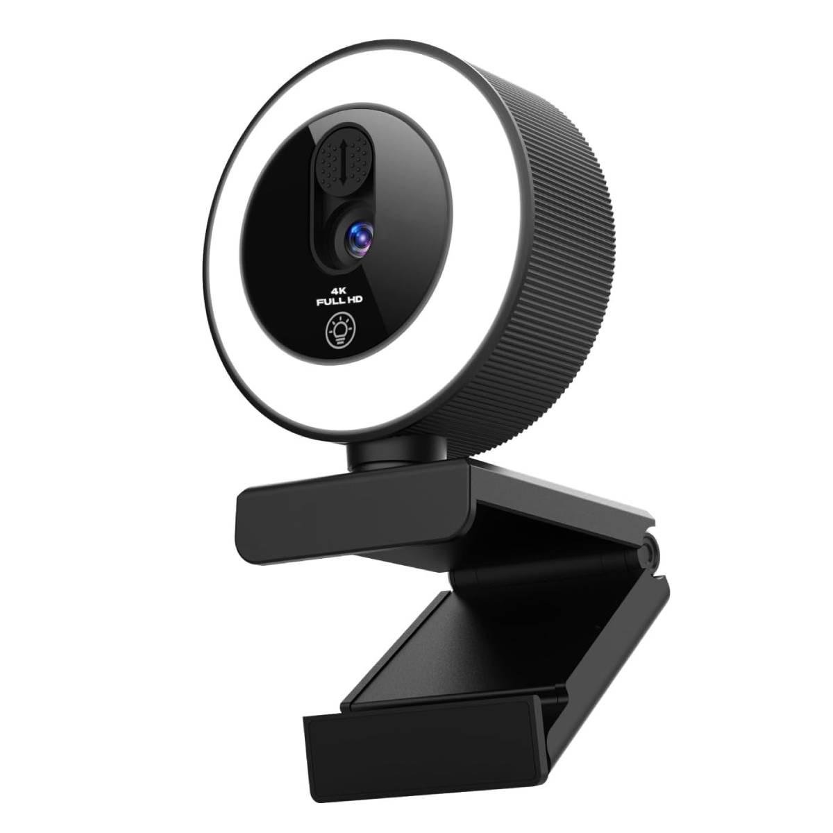 Веб-камера Lem Berger Ultra HD 4K з мікрофоном та підсвіткою (3309889) Веб-камера Lem Berger Ultra HD 4K з мікрофоном та підсвіткою (3309889)