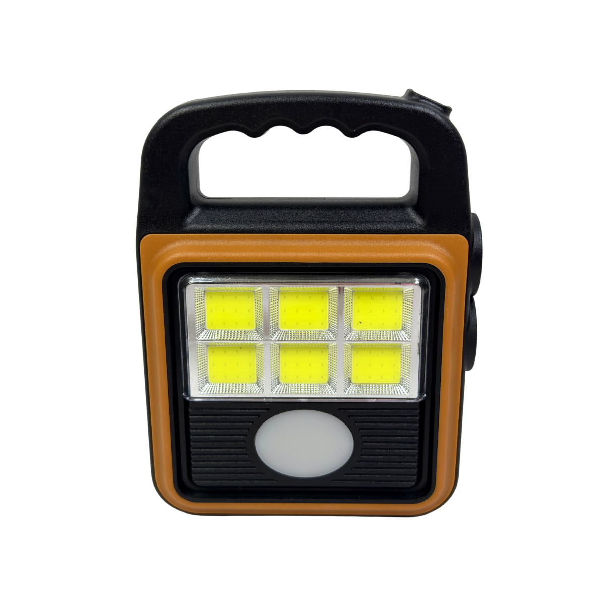 Фонарь-прожектор Solar с солнечной панелью и USB Оранжевый (A-2301A-Orange)