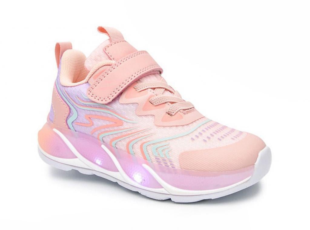 Кроссовки для девочек 60002 в сетку р. 28 Розовый