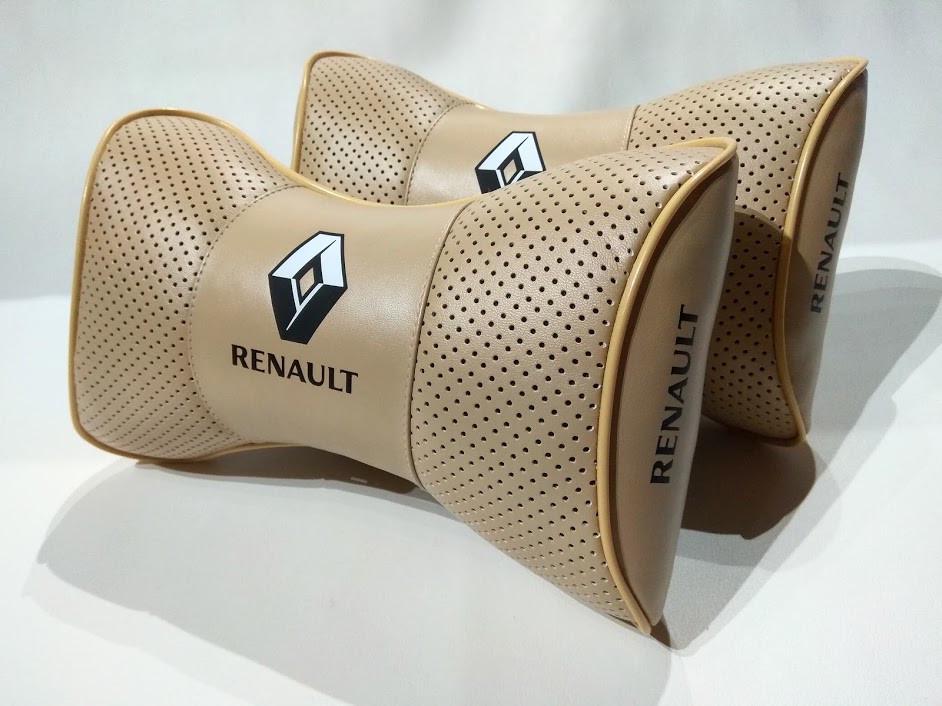 Подушка на подголовник авто Renault 2 шт. (00657)