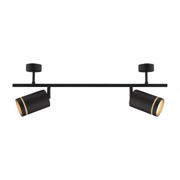 Светильник спот Feron ML382 под лампу GU10х2 шт. Черный (40231) Светильник спот Feron ML382 под лампу GU10х2 шт. Черный (40231)