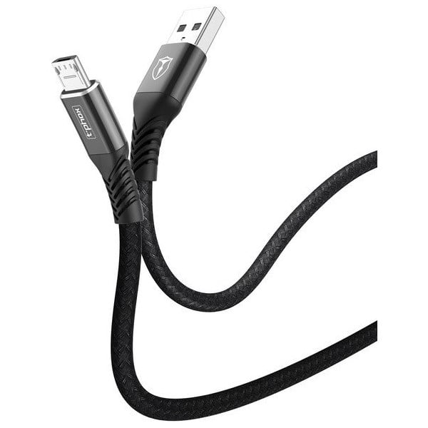 Кабель T-Phox Jagger T-M814 Micro USB 2 м Black - фото 2