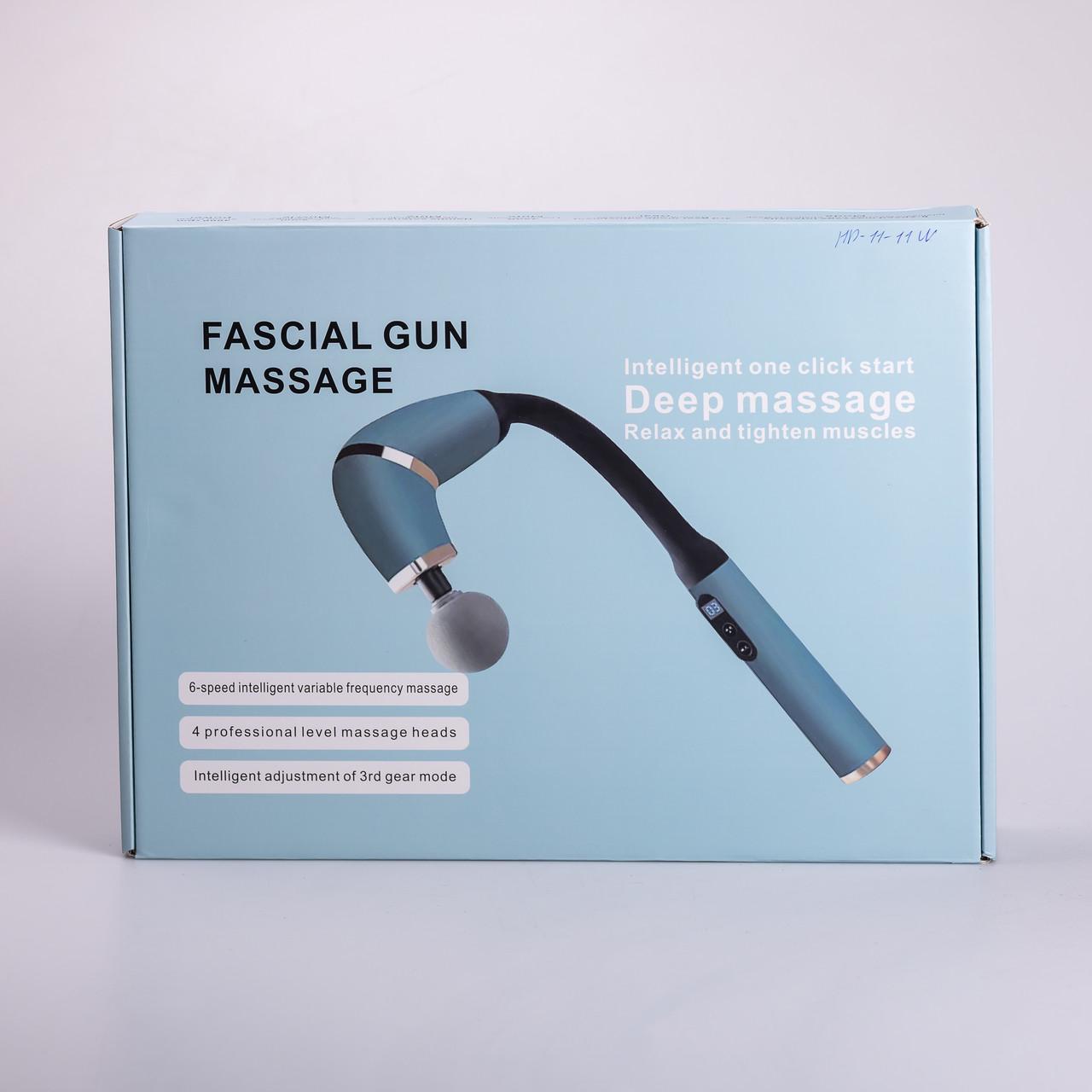 Массажер перкуссионный ручной аккумуляторный 17 Вт зарядка от USB до 3200 об/мин Белый (7214) - фото 10 Массажер перкуссионный ручной аккумуляторный 17 Вт зарядка от USB до 3200 об/мин Белый (7214) - фото 10