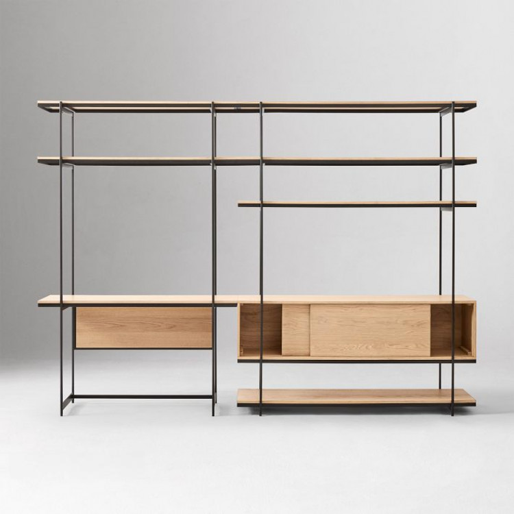 Cтеллаж EcoLoft IN-2305 в стиле лофт (25248132)