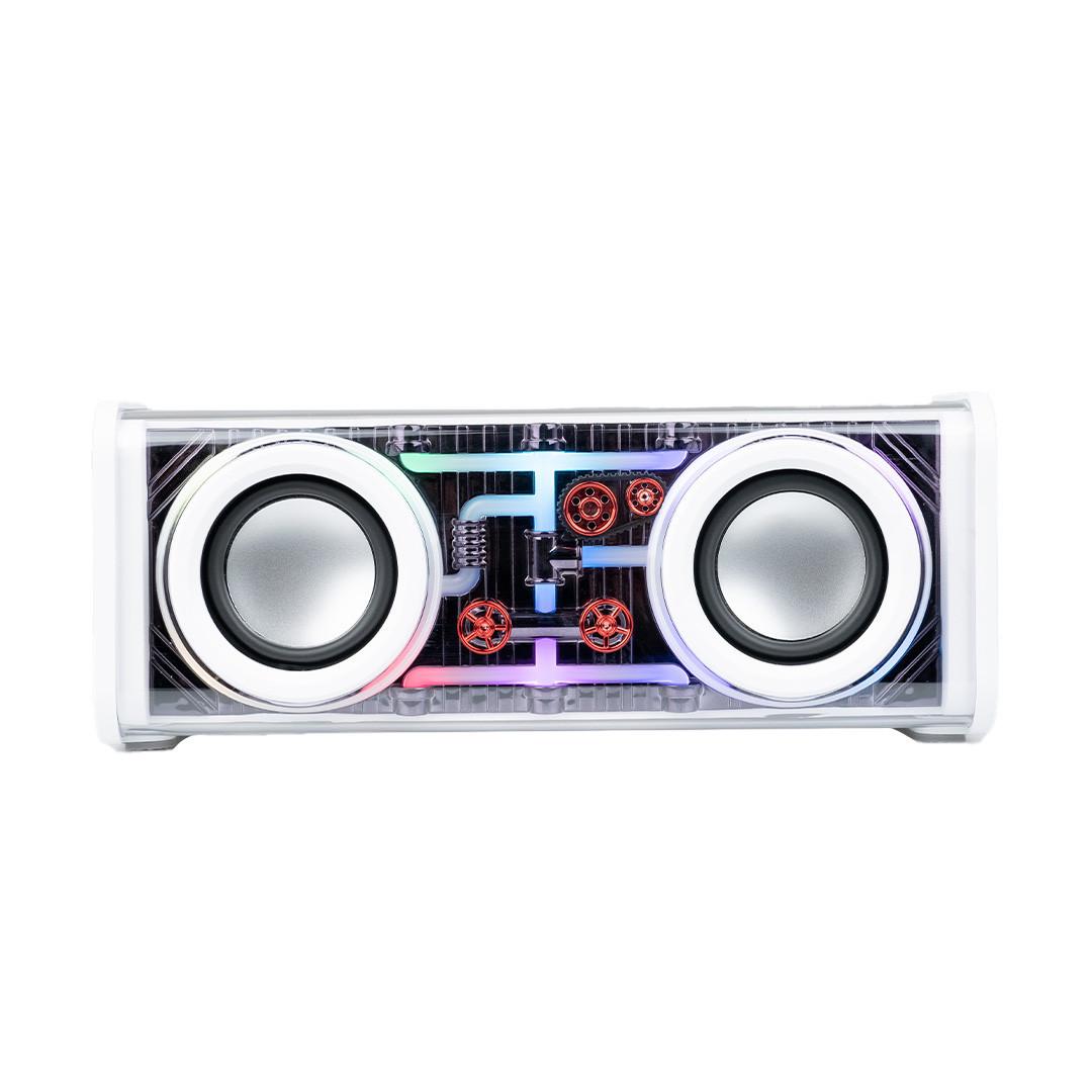 Колонка портативная V8 BT/TF/USB/TWS 10 Вт Белый (2879) Колонка портативная V8 BT/TF/USB/TWS 10 Вт Белый (2879)