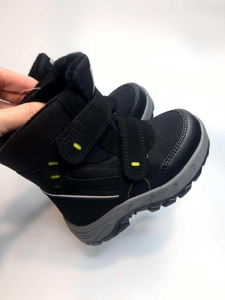 Ботинки детские зимние Apawwa для мальчика р. 26 17,2 см Черный (3600 black) - фото 5 Ботинки детские зимние Apawwa для мальчика р. 26 17,2 см Черный (3600 black) - фото 5