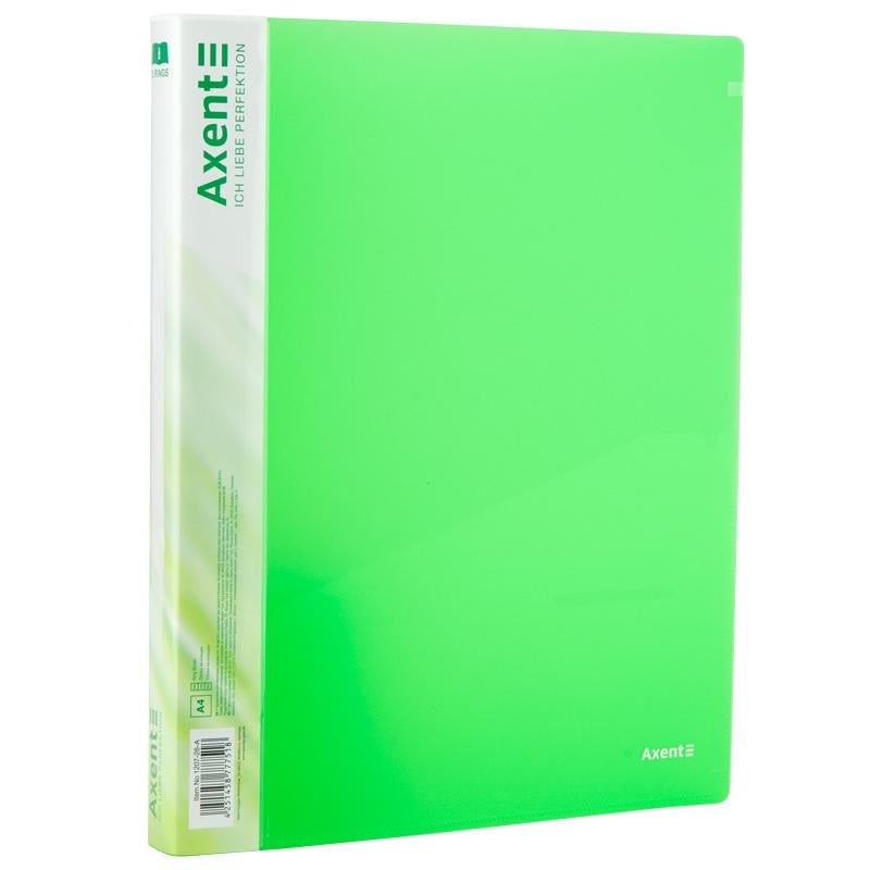 Папка Axent на 2-х кольцах A4 25 мм Зеленый (1207-26-A)