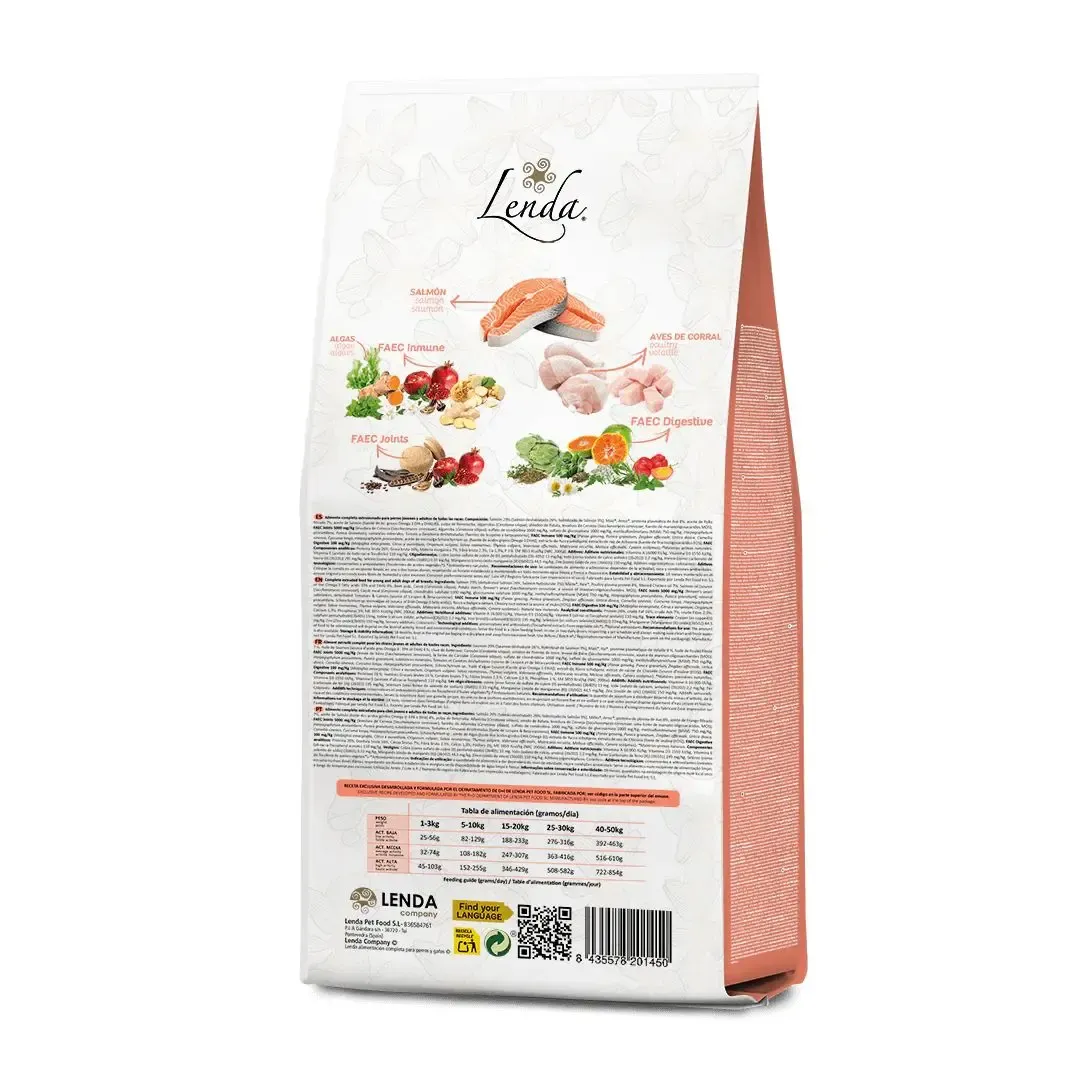 Корм сухий Lenda SALMON з лососем для дорослих собак усіх порід 2 кг (24054145) - фото 4