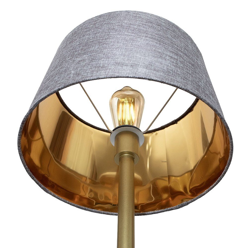 Торшер MSK ELECTRIC Palermo з золотою основою та сірим плафоном із тканини під лампу Е27 (NL 3621 GD+GR) - фото 7 Торшер MSK ELECTRIC Palermo з золотою основою та сірим плафоном із тканини під лампу Е27 (NL 3621 GD+GR) - фото 7