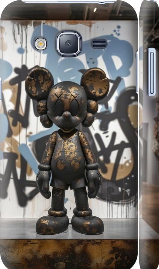 Чехол на Samsung Galaxy J3 Duos (2016) J320H Bronze kaws v2 (6098m-265-42517)