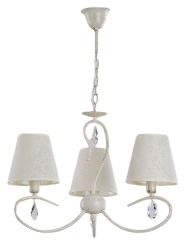 Люстра Alfa Bali White классическая (18523)