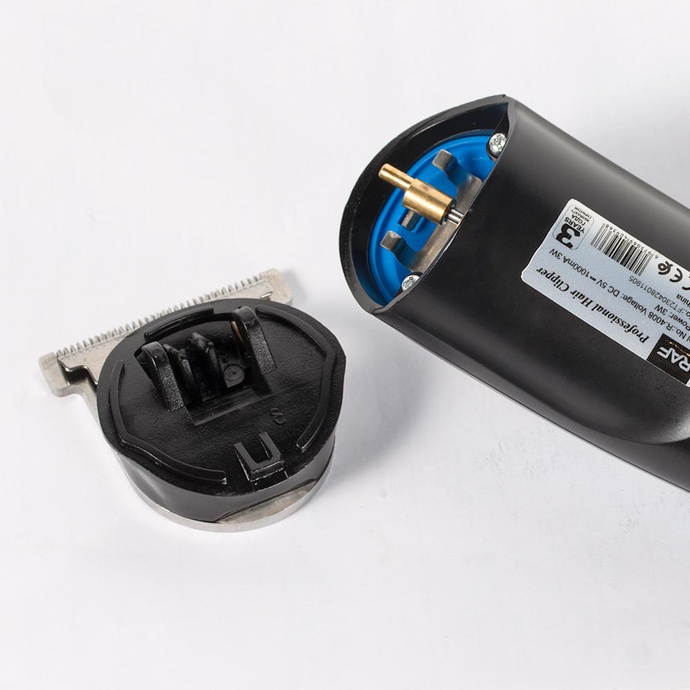 Машинка для стрижки RAF R.4008 бездротова з змінними насадками Синій (01569) - фото 9 Машинка для стрижки RAF R.4008 бездротова з змінними насадками Синій (01569) - фото 9