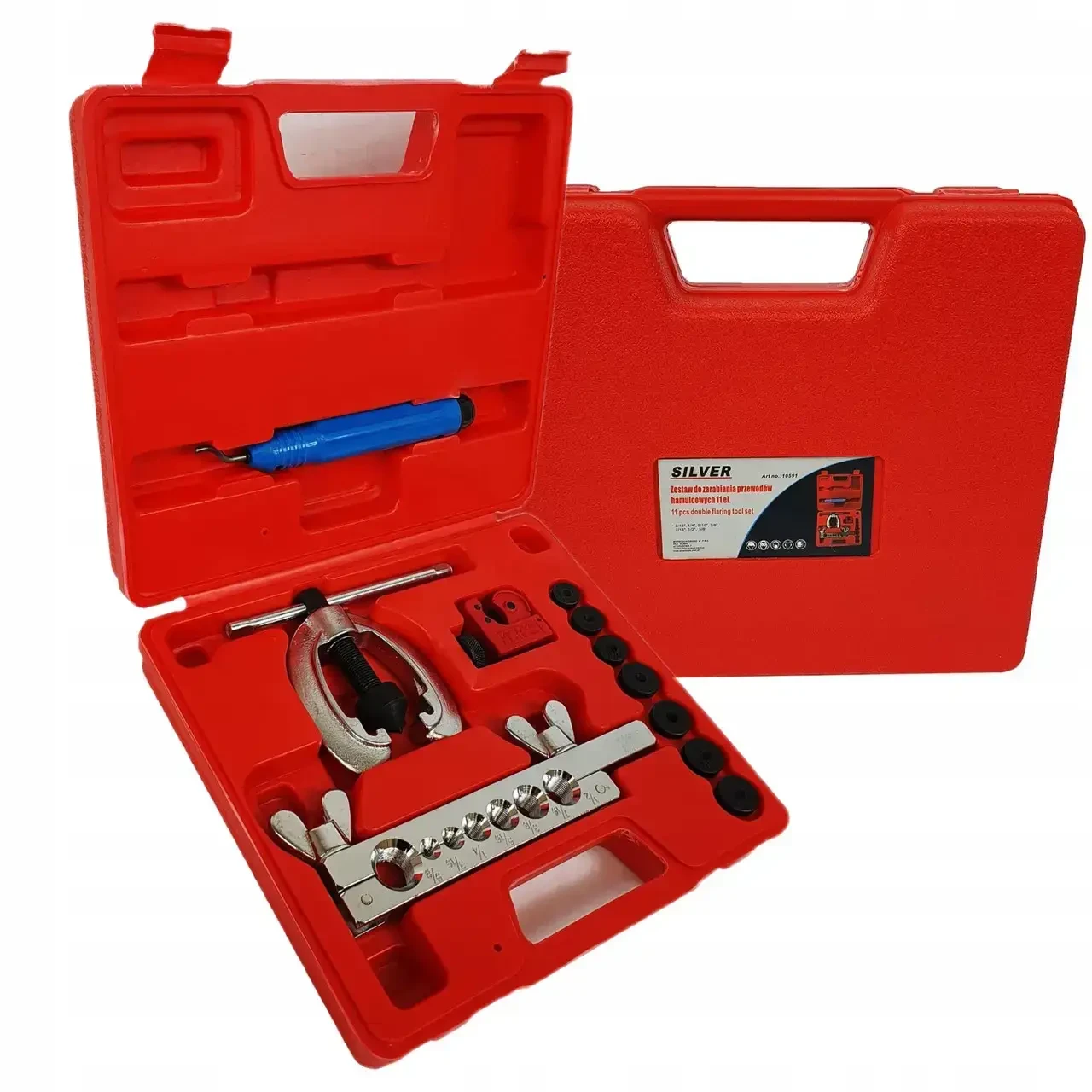 Набір розвальцювальний S10591 для трубок гальмівної системи в кейсі (S10591) - фото 6 Набір розвальцювальний S10591 для трубок гальмівної системи в кейсі (S10591) - фото 6