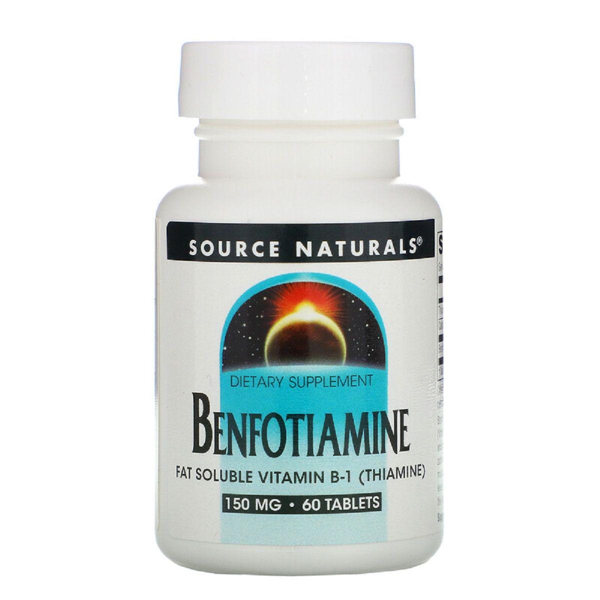 Тиамин Source Naturals Benfotiamine 150 мг 60 Tabs