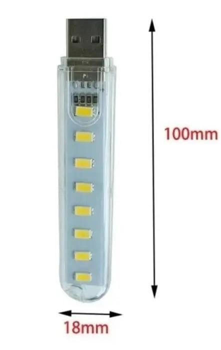 Світлодіодна лампа USB LED 8SMD (9508512) - фото 8