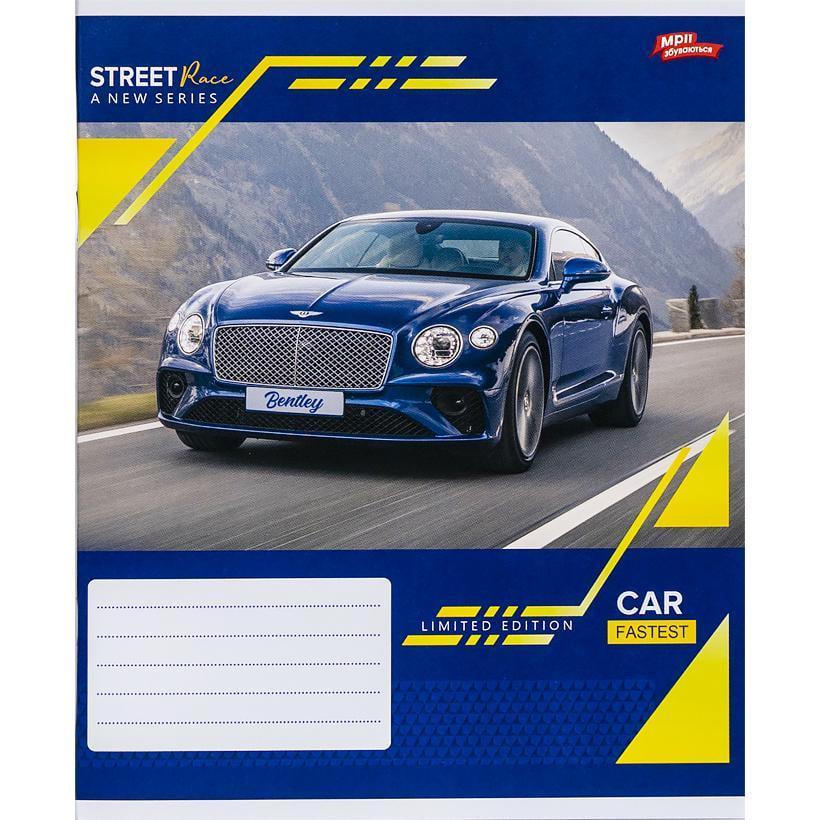 Тетрадь ученическая Мрії збуваються Street Race 3476M Вид 3 А5/48 линейка