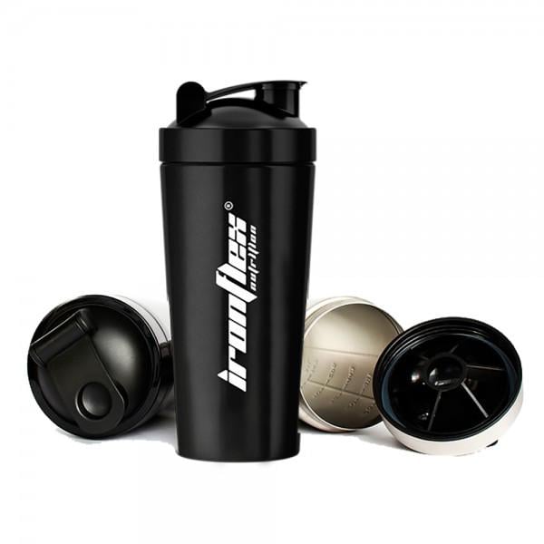 Шейкер IronFlex Steel Shaker 750 мл Black (00000026557)