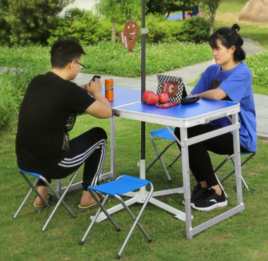 Стіл складаний та стільці 120х60х70 см 4 шт. Зелений (SP32Z) - фото 7 Стіл складаний та стільці 120х60х70 см 4 шт. Зелений (SP32Z) - фото 7