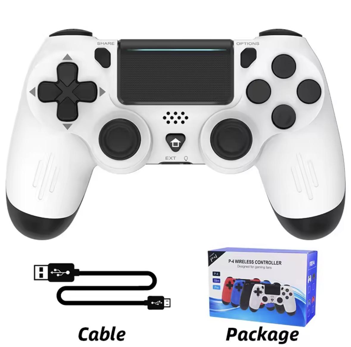 Геймпад Data Frog для PS4/PS4 Slim/PS4 Pro/PC/Android White - фото 2