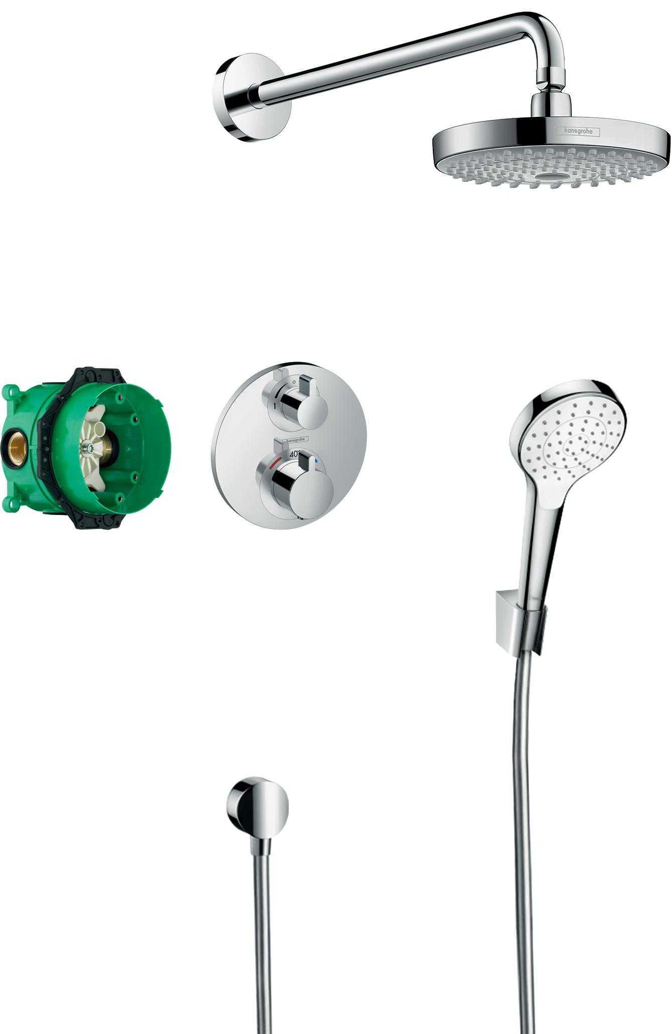Душевая система скрытого типа Hansgrohe CROMA SELECT S 27295000 Хром (111873)
