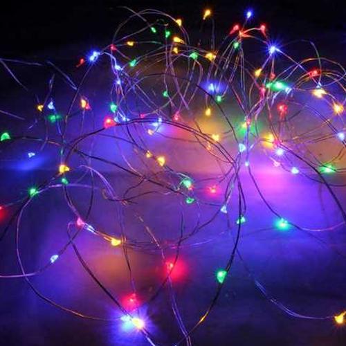 Гирлянда Капля росы нить цветная на батарейках и USB 50 Led 5 м (13532757) Гирлянда Капля росы нить цветная на батарейках и USB 50 Led 5 м (13532757)