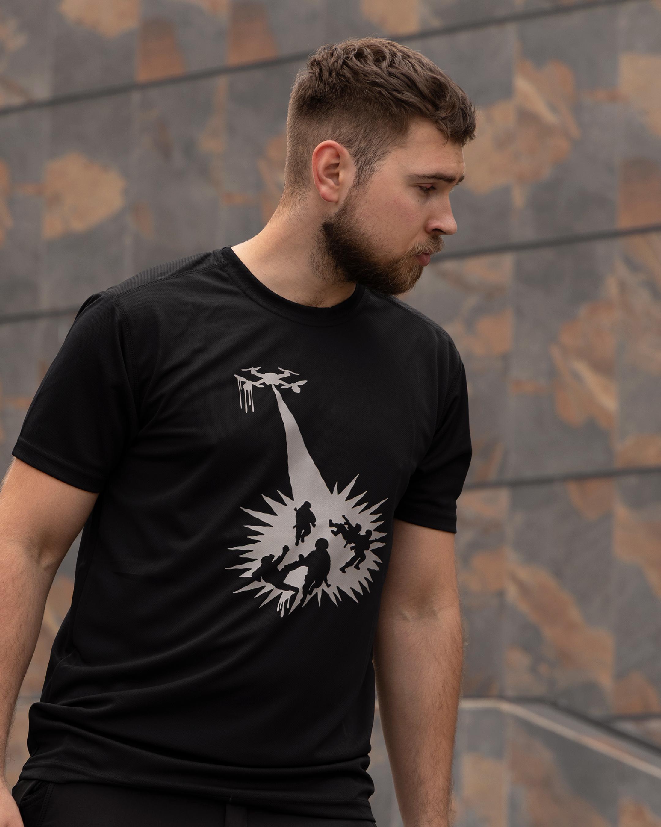 Футболка COOPERR Глаз неба 2 3XL CoolMax Черный (FYT-15.2.3XL)