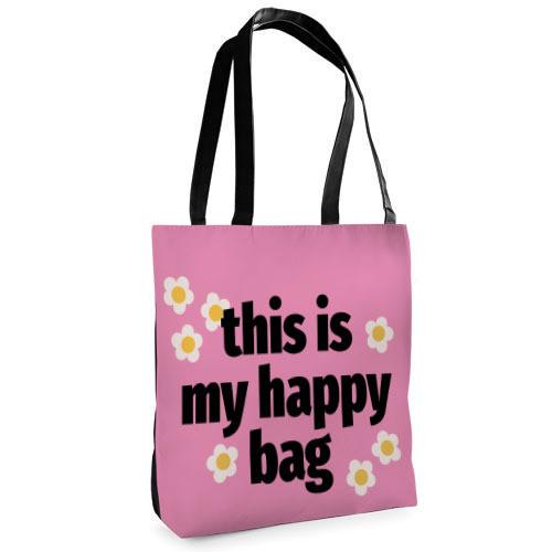 Сумка тканевая Presentville Tenderness This is my happy bag (ST 22S006 BL)