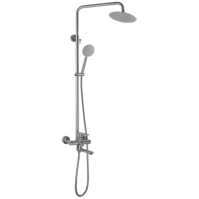 Душевая система MIXXUS Eva-009-J с изливом нержавеющая сталь Хром (MI5788)