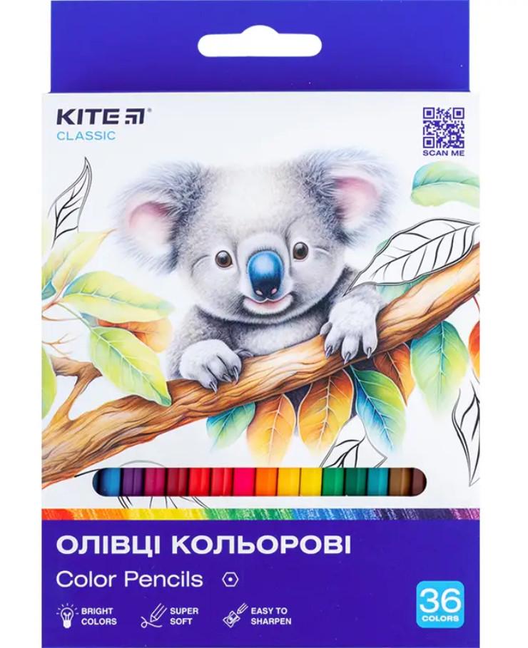 Карандаши цветные KITE Classic 36 цветов