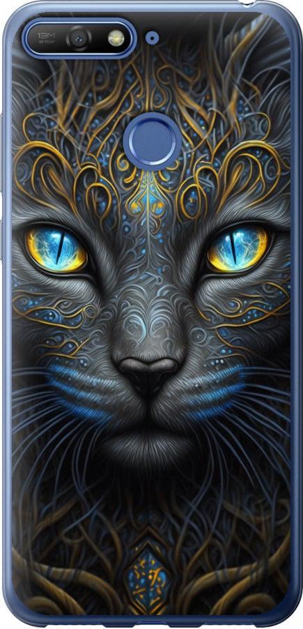 Чехол на Huawei Honor 7C Кошка (5548t-1411-42517)