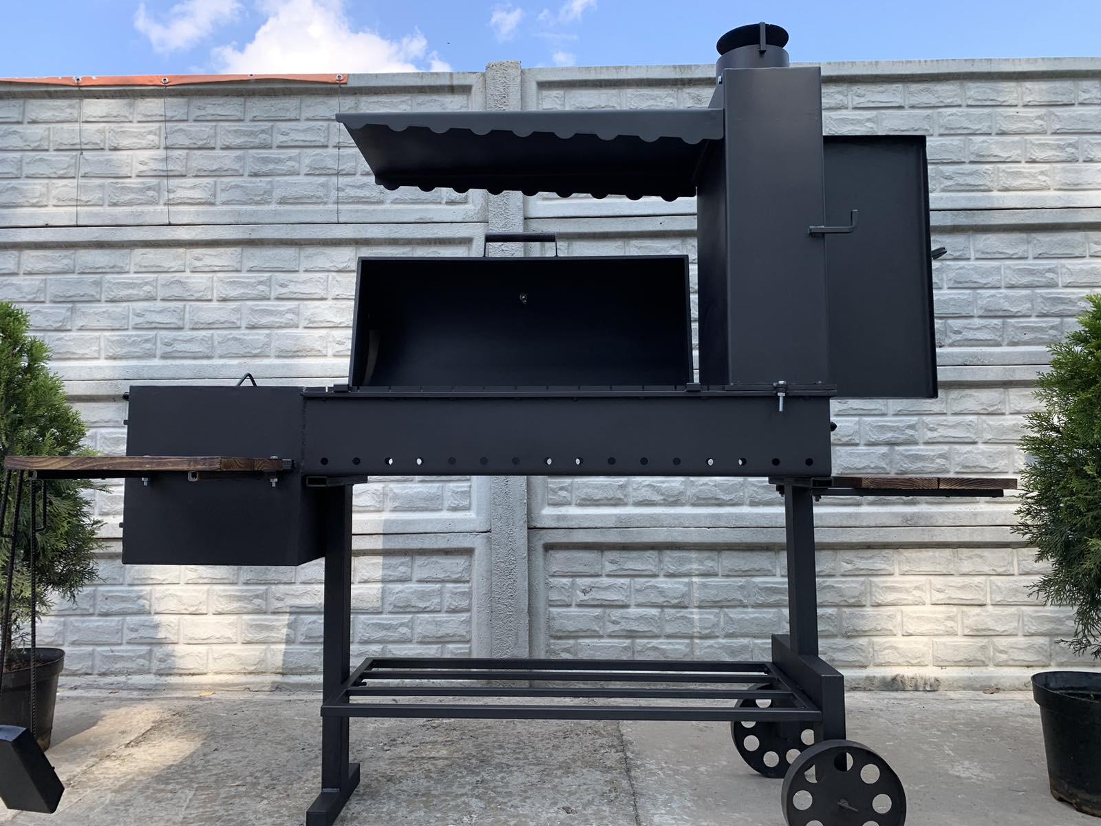 Мангал-барбекю Tiger з коптильнею (22870006) - фото 4 Мангал-барбекю Tiger з коптильнею (22870006) - фото 4