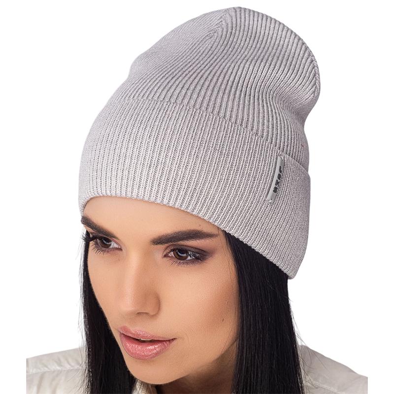 Шапка жіноча без підкладки Leks Спринт Ж one size Світло-сірий - фото 1 Шапка жіноча без підкладки Leks Спринт Ж one size Світло-сірий - фото 1