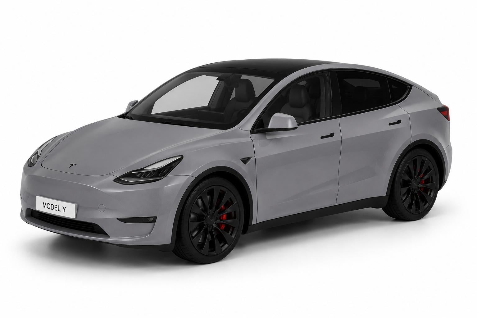 Коллекционная игрушечная машинка XLG Tesla Model Y металлическая со светом/звуком и инерционным механизмом Серый 1:24 (47771)