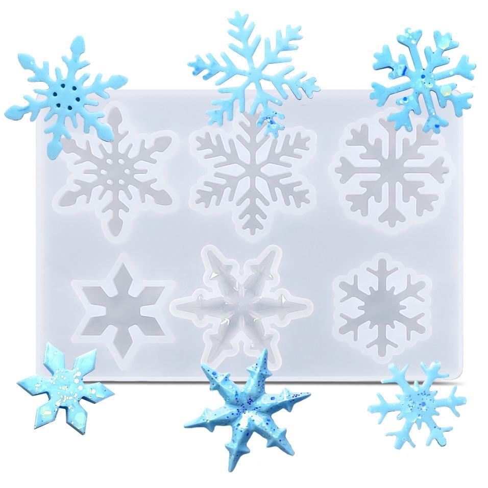 Форма молд для создания снежинок из эпоксидной смолы (1692) - фото 3 Форма молд для создания снежинок из эпоксидной смолы (1692) - фото 3