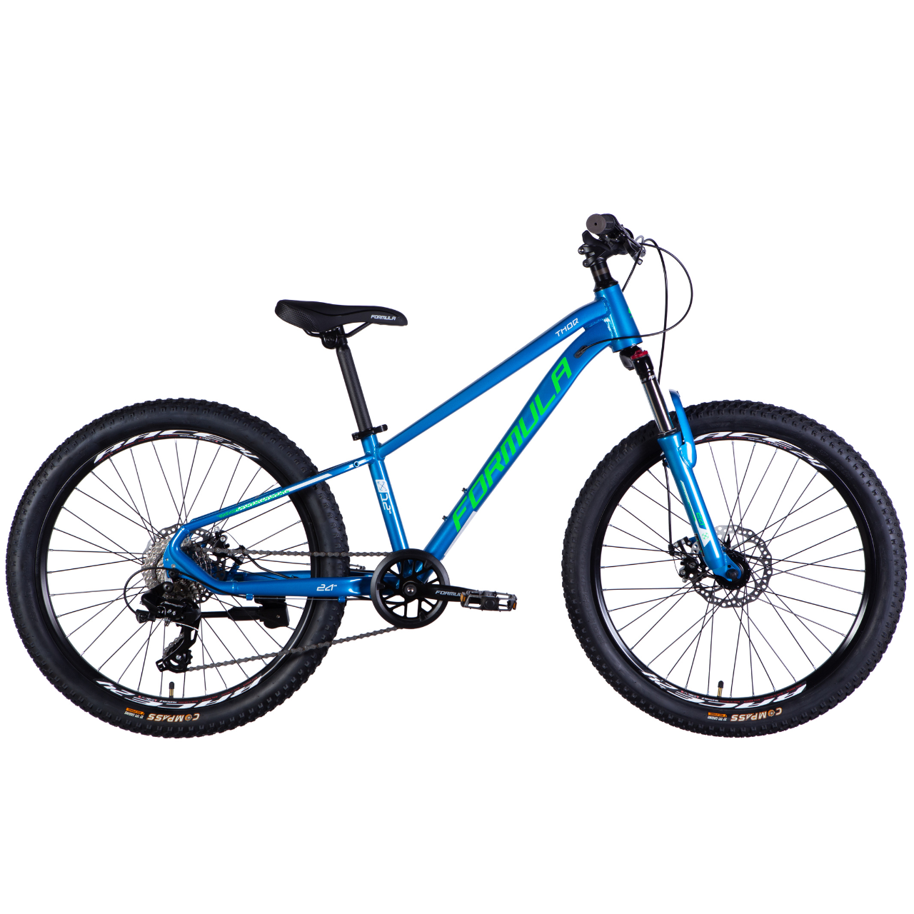 Велосипед Formula THOR DD CS AL 24" 12" 2025 Сине-зеленый - фото 2 Велосипед Formula THOR DD CS AL 24" 12" 2025 Сине-зеленый - фото 2