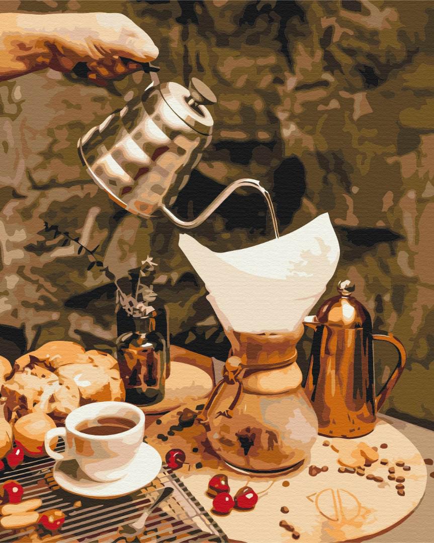 Картина за номерами Brushme Особливе чаювання 40x50 см (BS52337) Картина за номерами Brushme Особливе чаювання 40x50 см (BS52337)