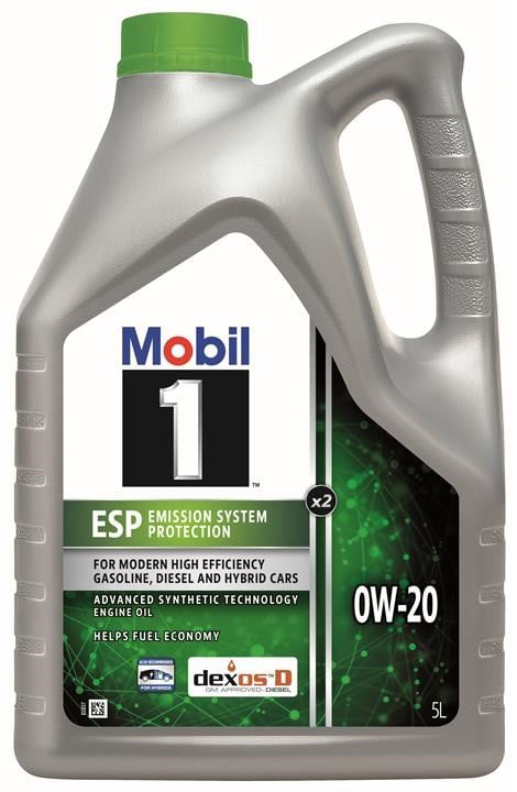 Моторное масло Mobil 1 ESP X2 C5/C6 SP 0W-20 5 л (153685)