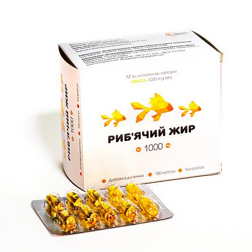 Риб'ячий жир УльтраКап №100 1340 мг/1000 мг