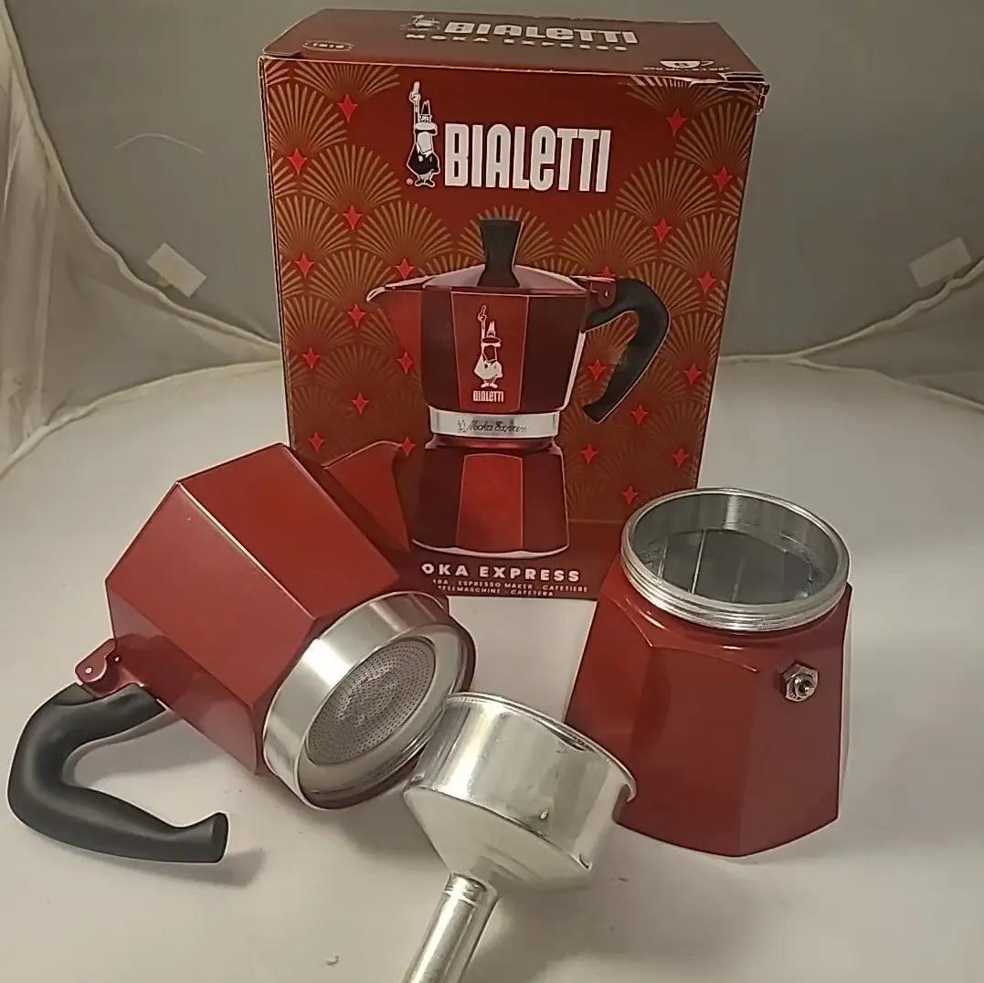 Гейзерна кавоварка Bialetti Moka Express Deco Glamour 6 чашок 270 мл (0009900) - фото 3