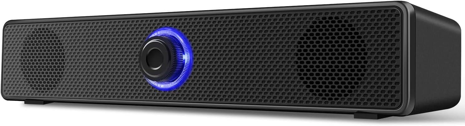 Колонки компьютерные 2.0 USB проводные Стерео 3,5 мм Jack Черный