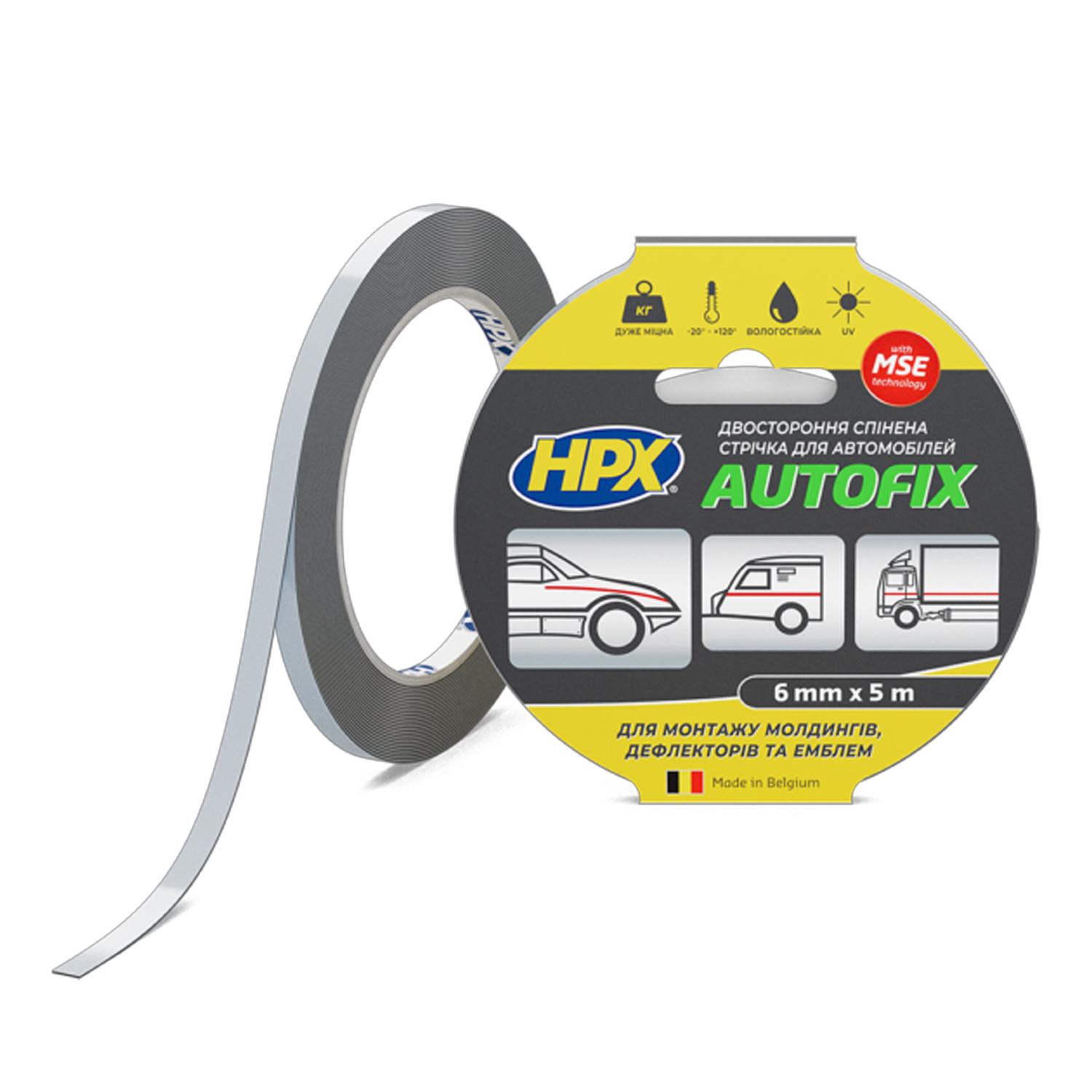 Лента двухсторонняя HPX DSA0605 6x1,05 мм 5 м универсальная полиэтилен/акрил Черный (INRUC0020006005020) - фото 2