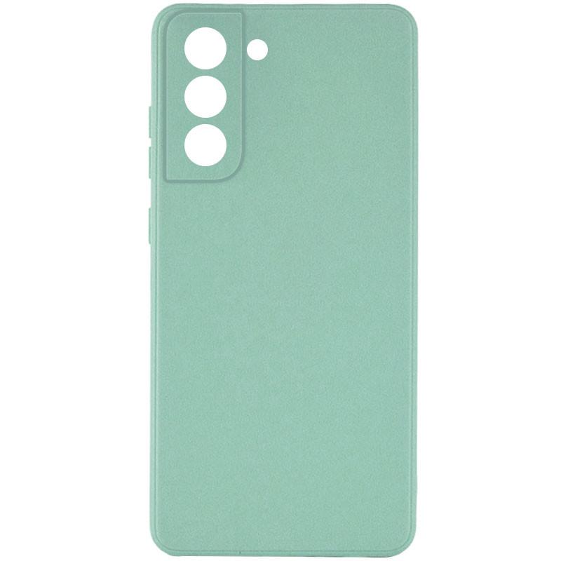 Противоударный силиконовый чехол Candy Full Camera для Samsung Galaxy S21 FE Зеленый / Menthol