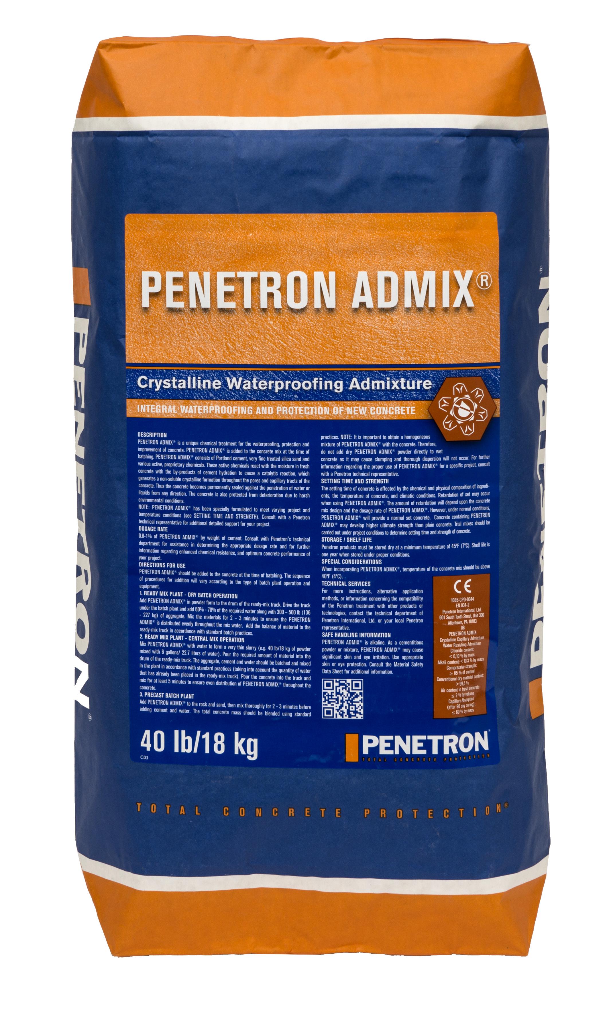 ᐉ Домішки для бетону Penetron Admix гідроізоляційні мішок 18 кг • Краща ...