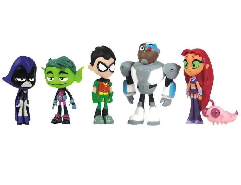 Фигурка Teen Titans Go Deluxe 6 шт. 5 см (5305908)