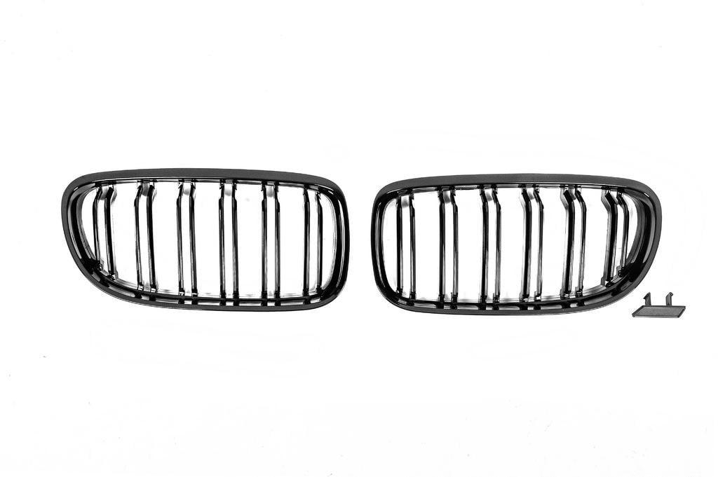 Решетка радиатора GBT для BMW 3 M-Look E-90/91/92/93 2005-2011 гг. пластик Черный (26689635)