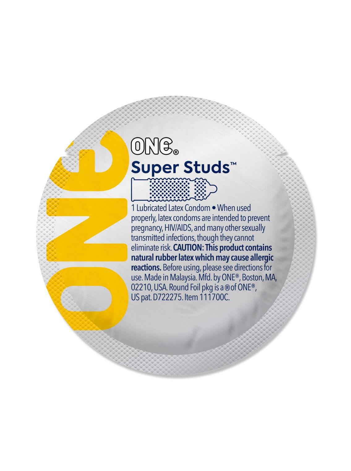 Презервативы One Super Studs с точечным рельефом 3 шт.