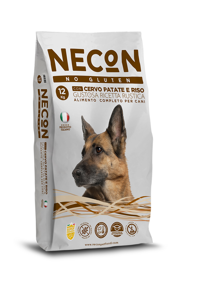 Сухой корм для собак Necon No Gluten Dog With Deer Potatoes and Rice 12 кг (NECN07)